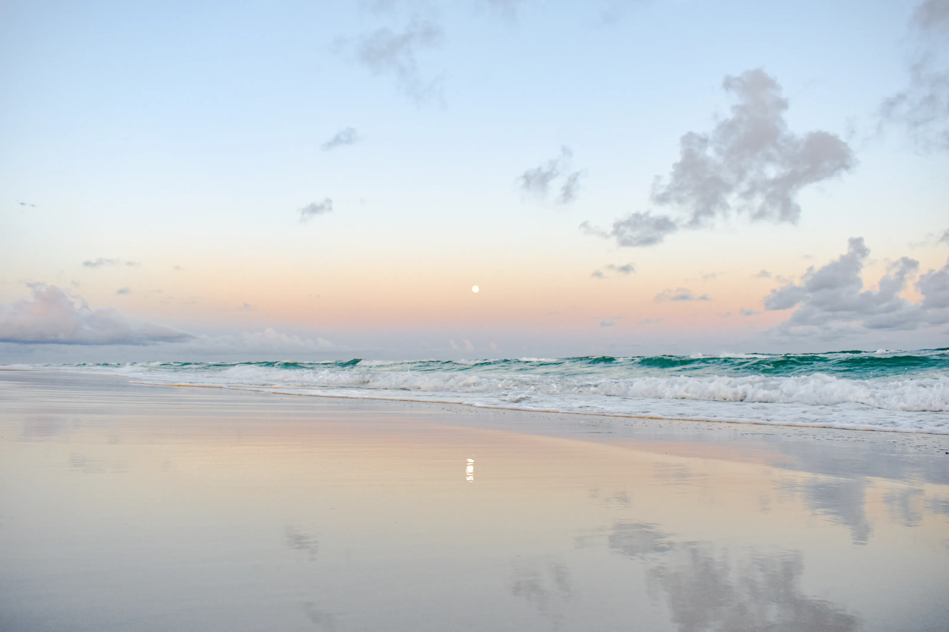 A Calm Evening Moonrise