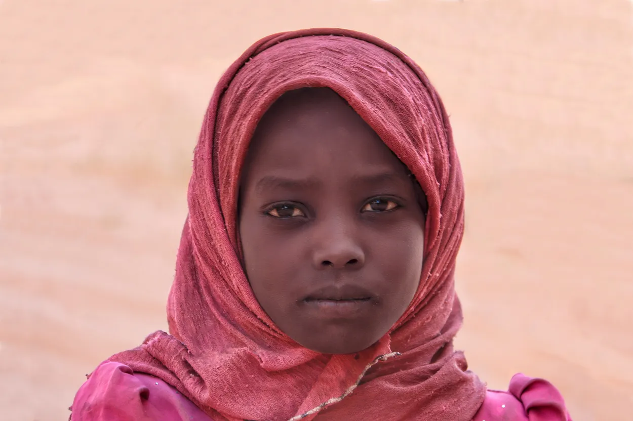 Una bella bimba della Mauritania