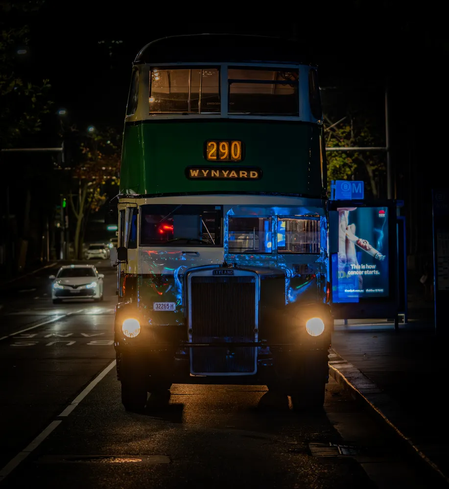 The good old green bus