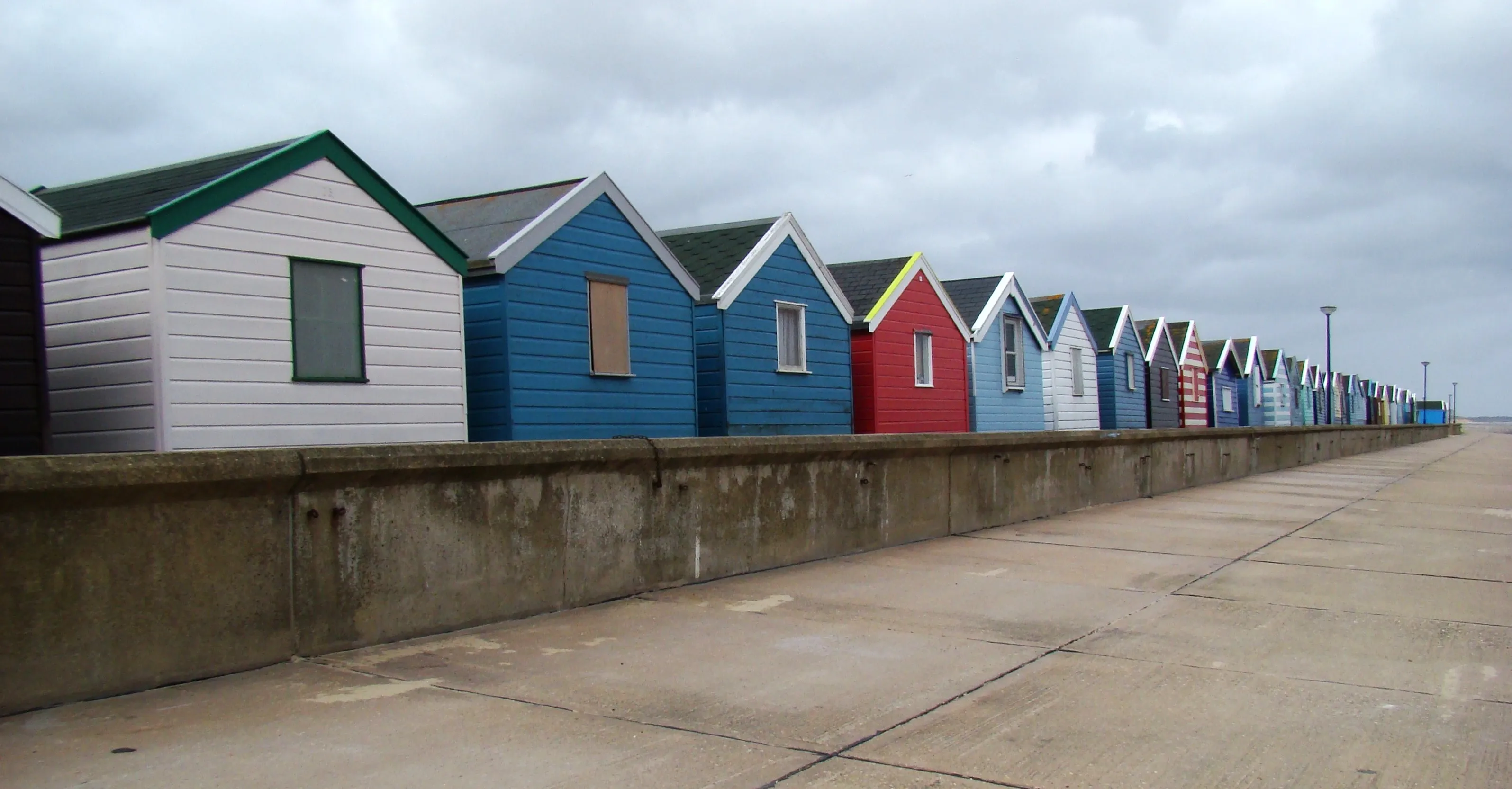 Beach huts