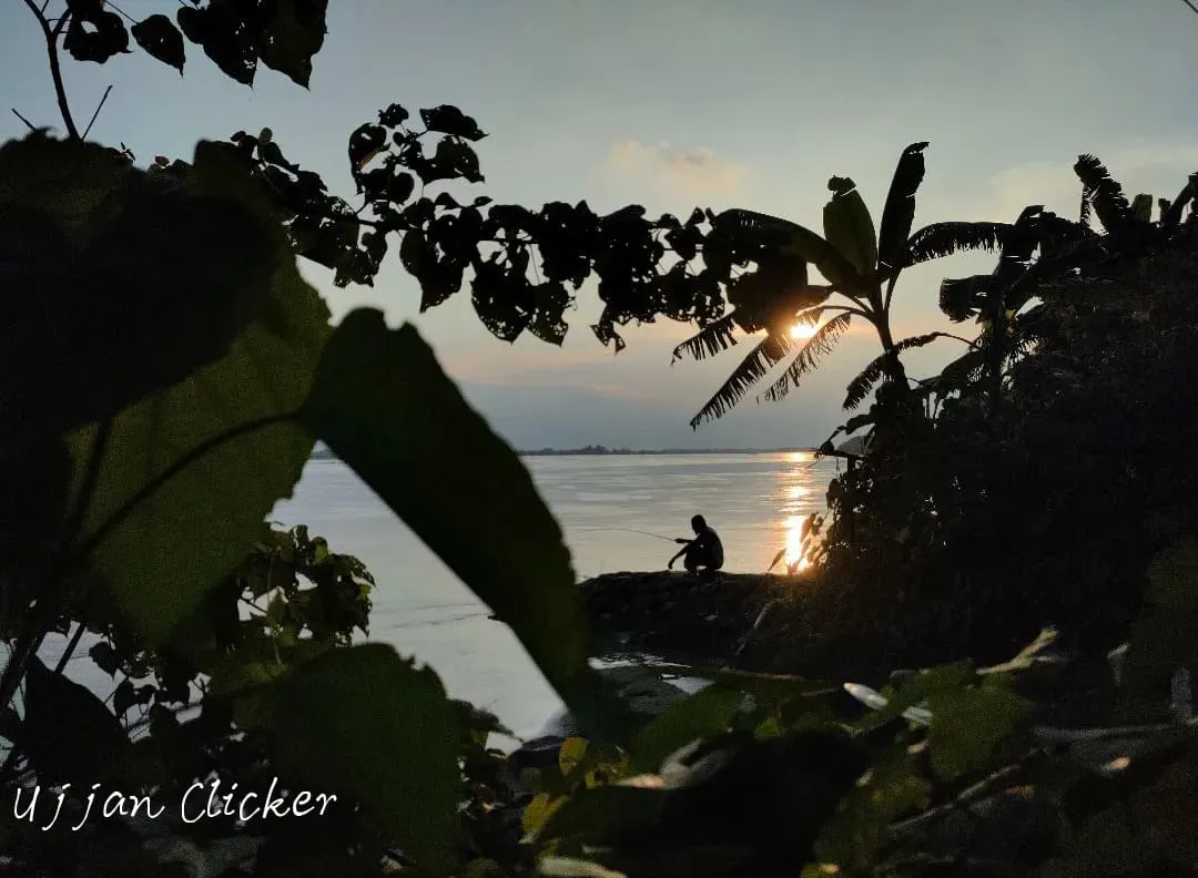 Fishing during Sunset