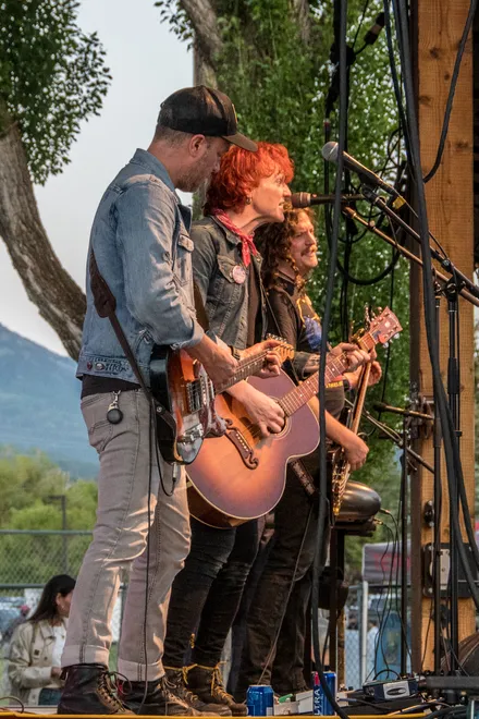 Vandoliers as the sun sets