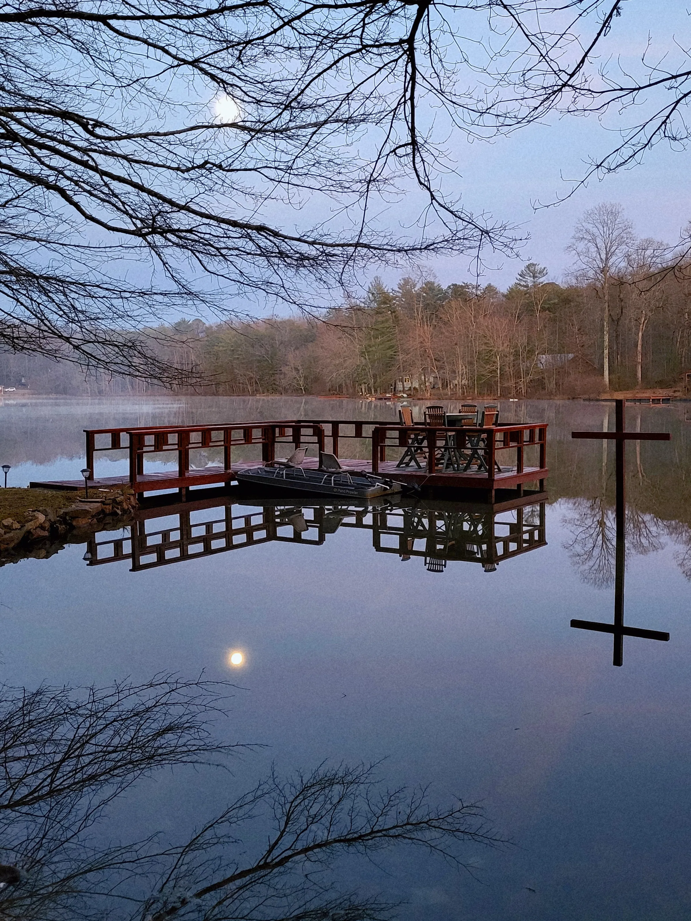 Lake in the Sky  moon rise