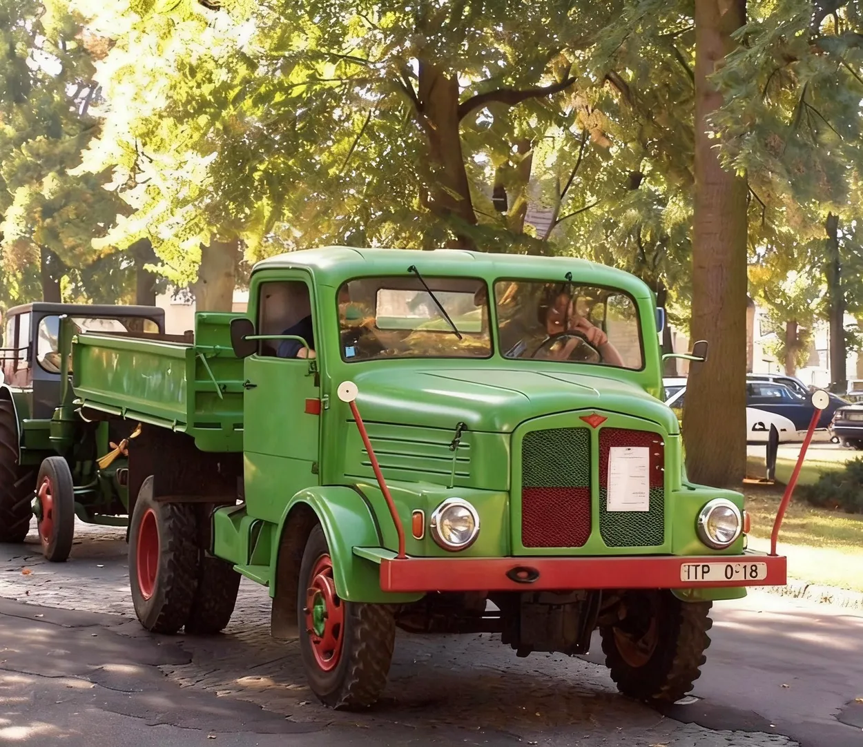 Vintage East German IFA S4000 truck