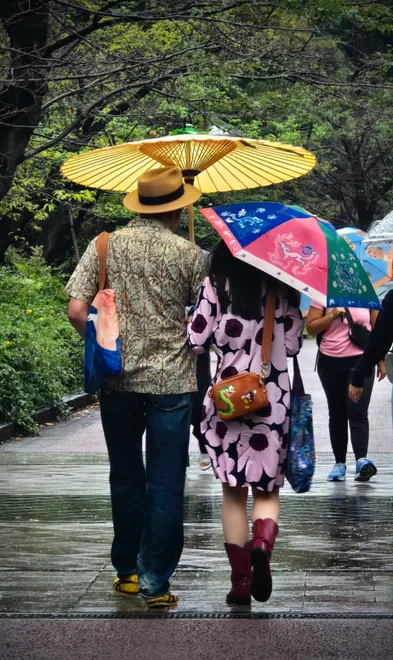 Never mind the rain