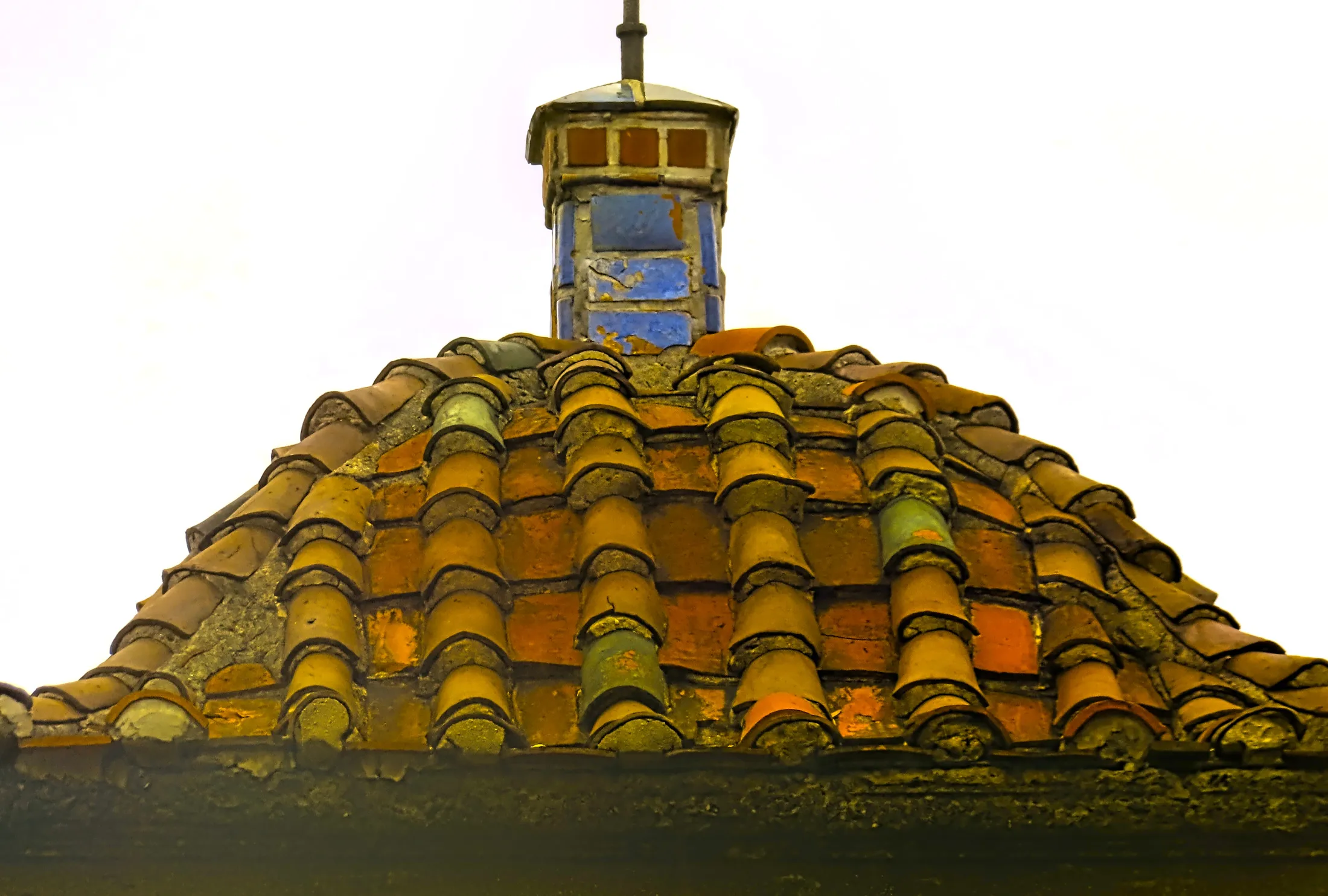 Chimney on a Tiled Roof