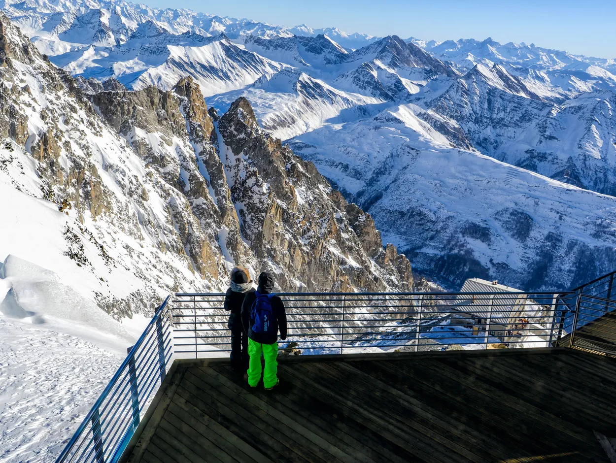 Courmayeur terrace