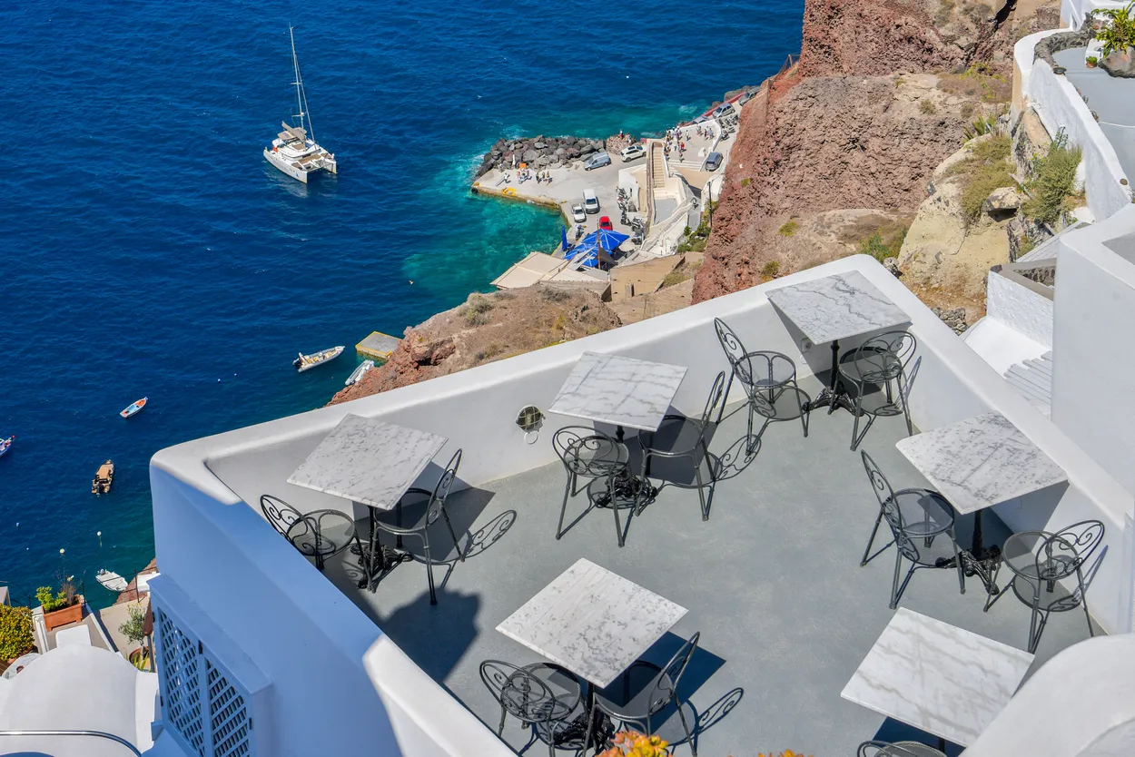 Oia terrace