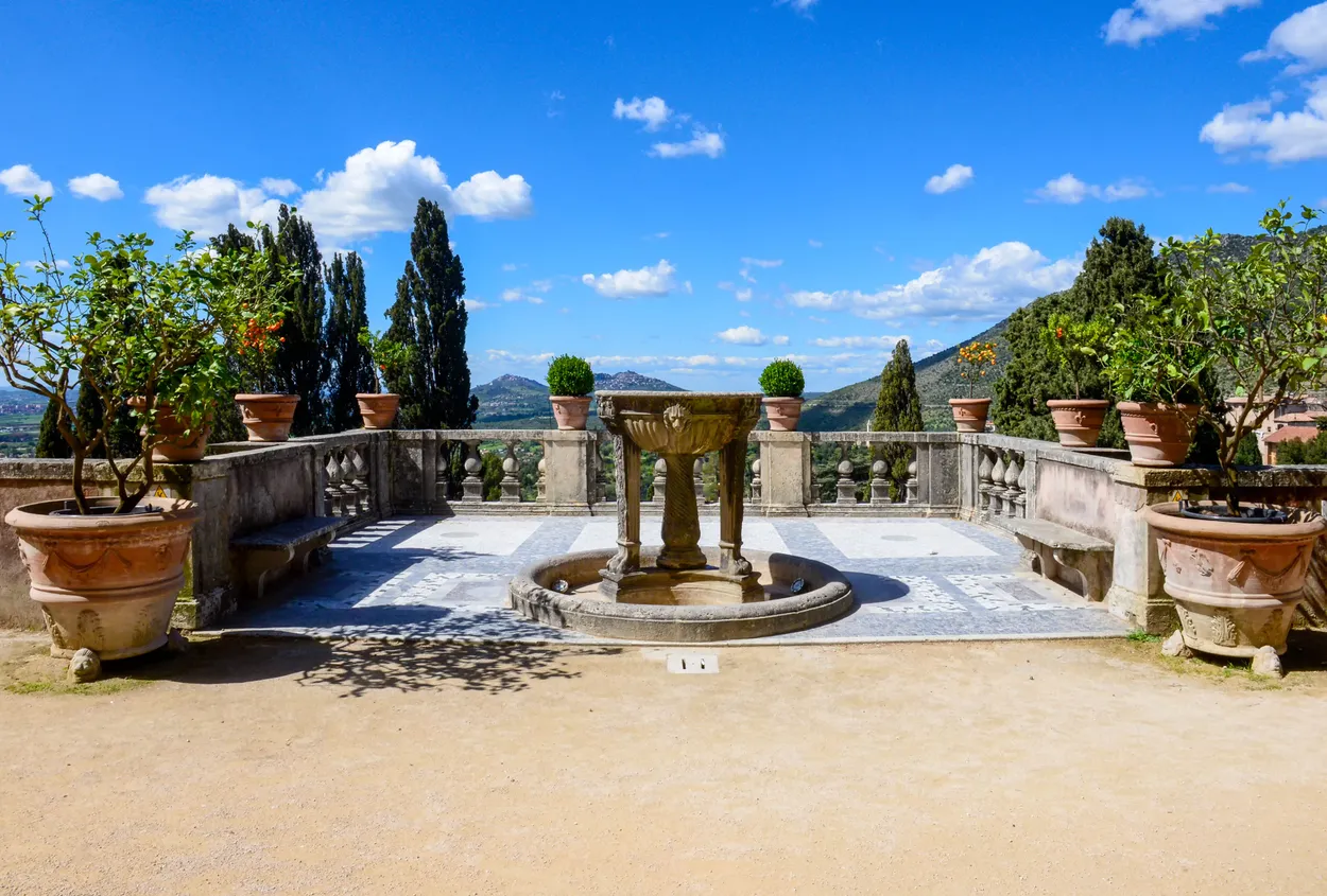 Villa D'Este terrace
