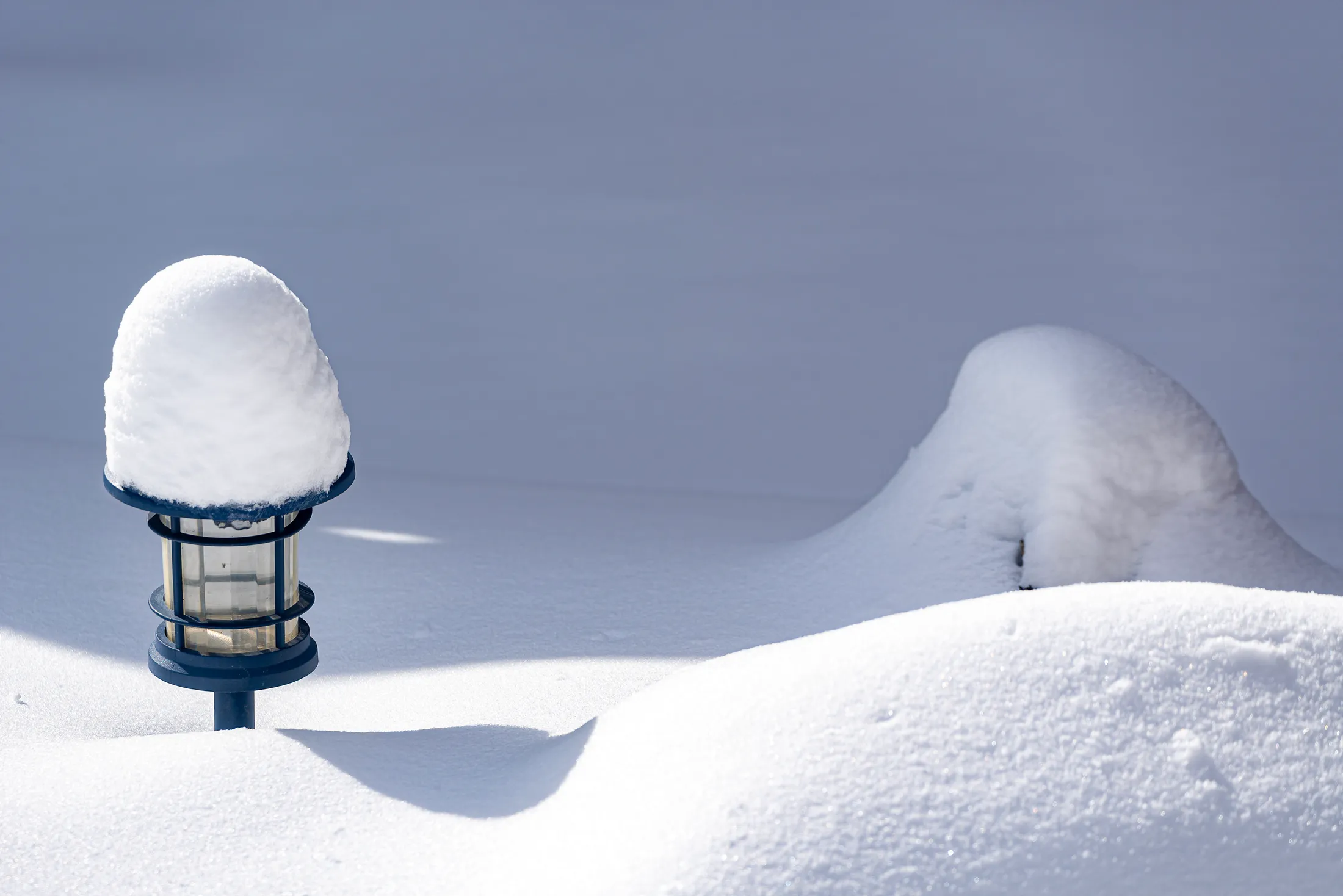 Lamp and Snow