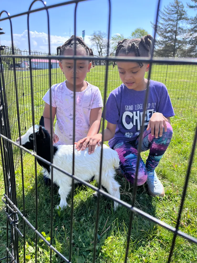 Grands with Goat