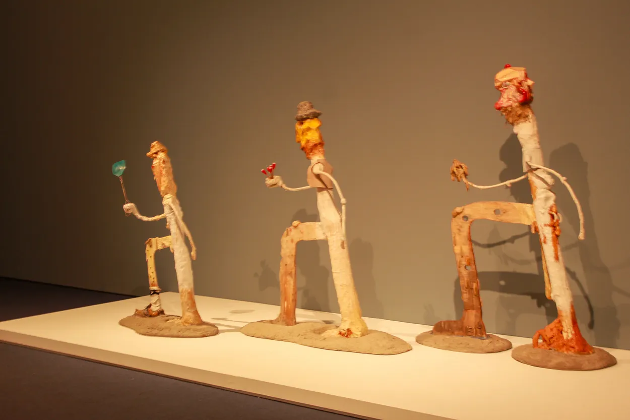 Three Wooden Men