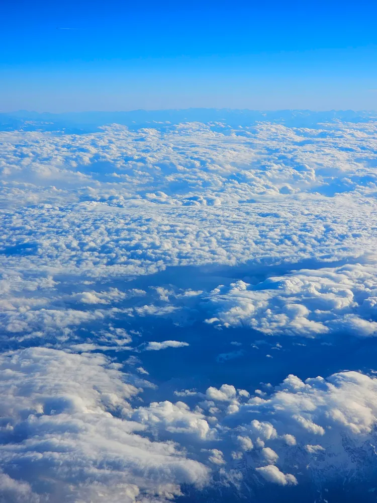 Above the clouds