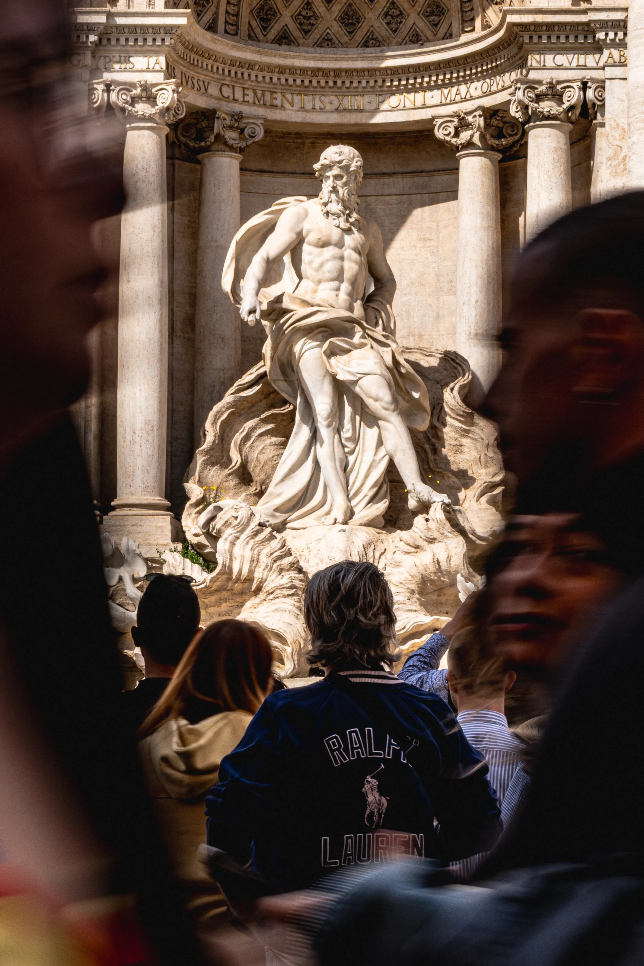 Stillness and Speed at The Trevi Fountain