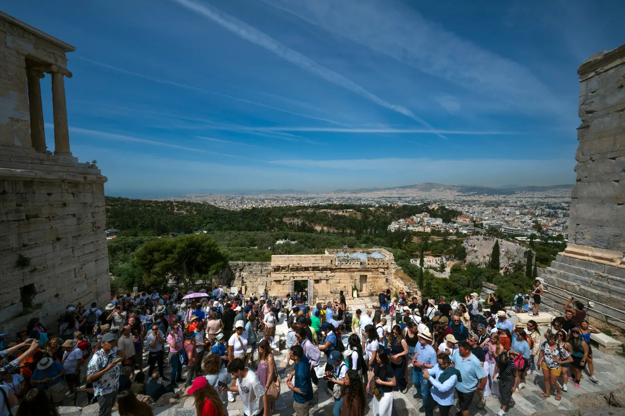 Another quiet day at the Acropolis