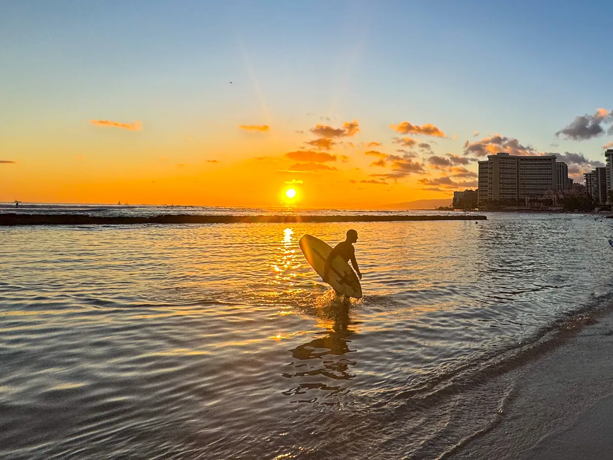 Surfer Silhouette