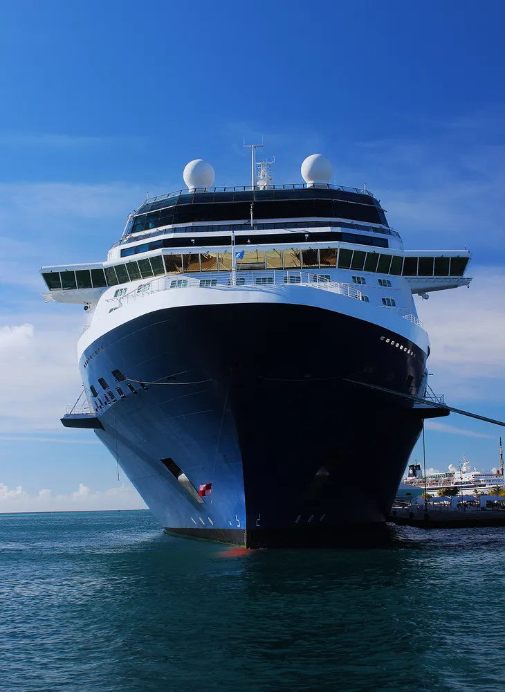 Cruise Ship Docked in Aruba