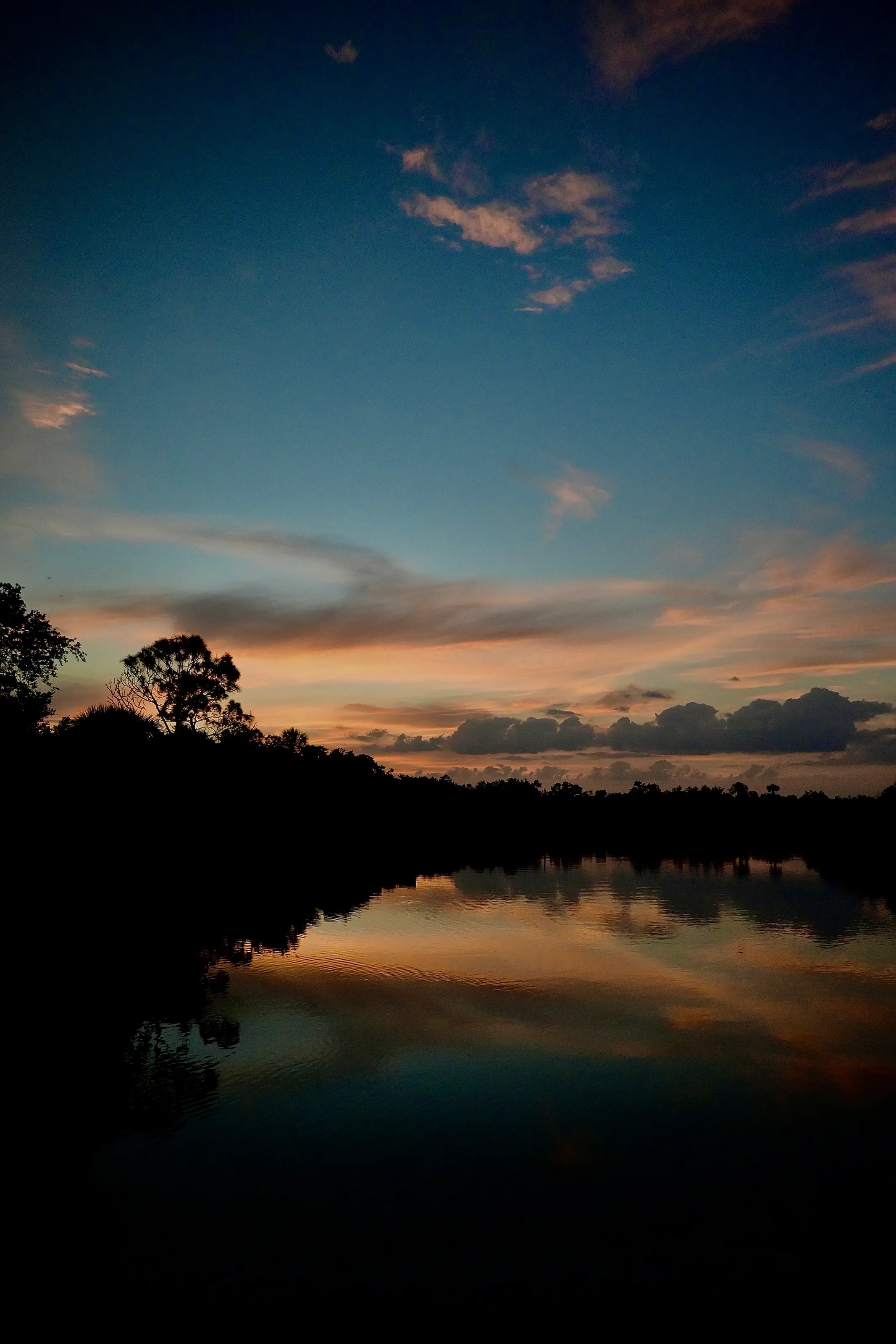 Sunset Over Florida Canal