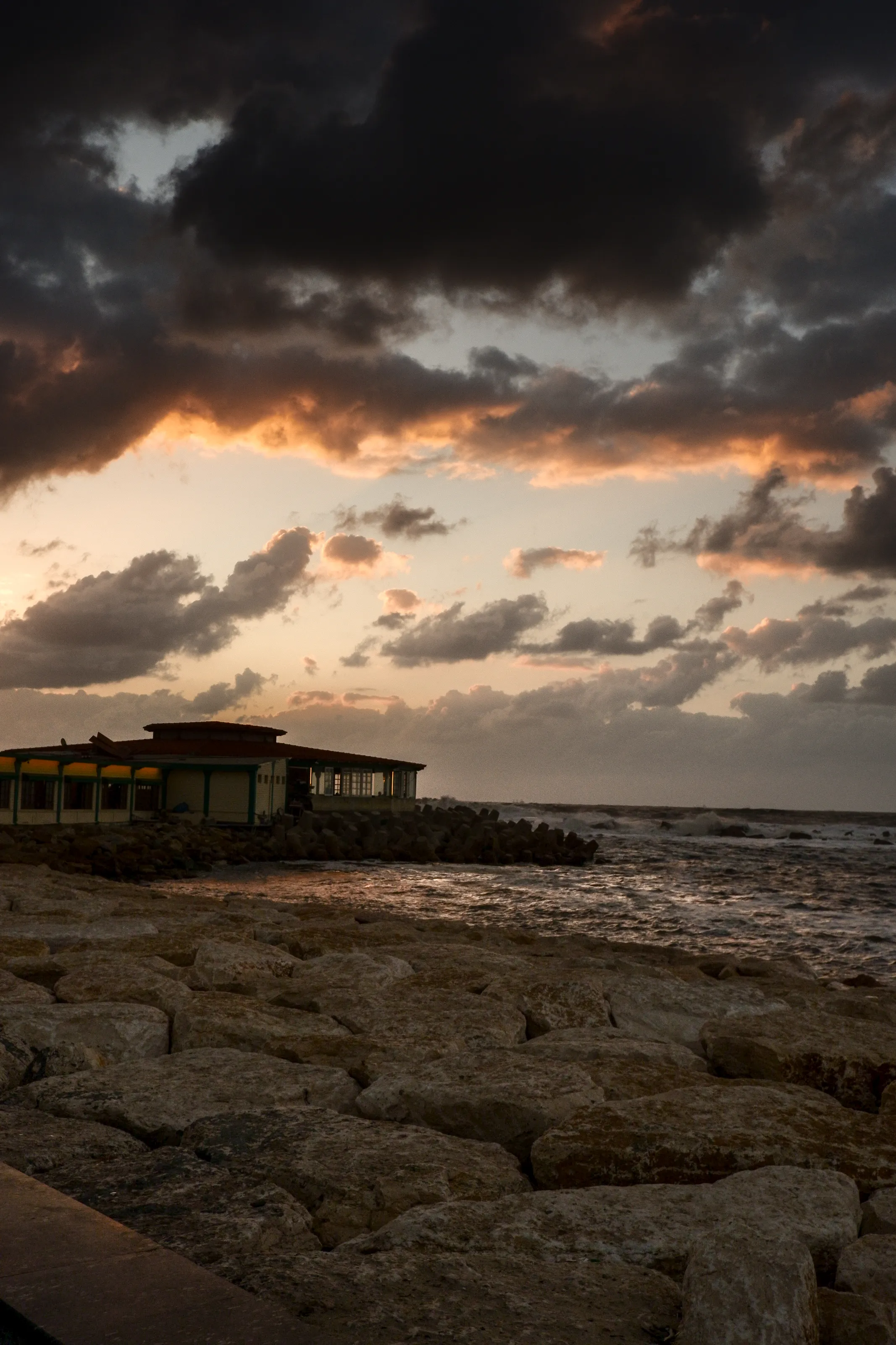 Ras elbar sunset