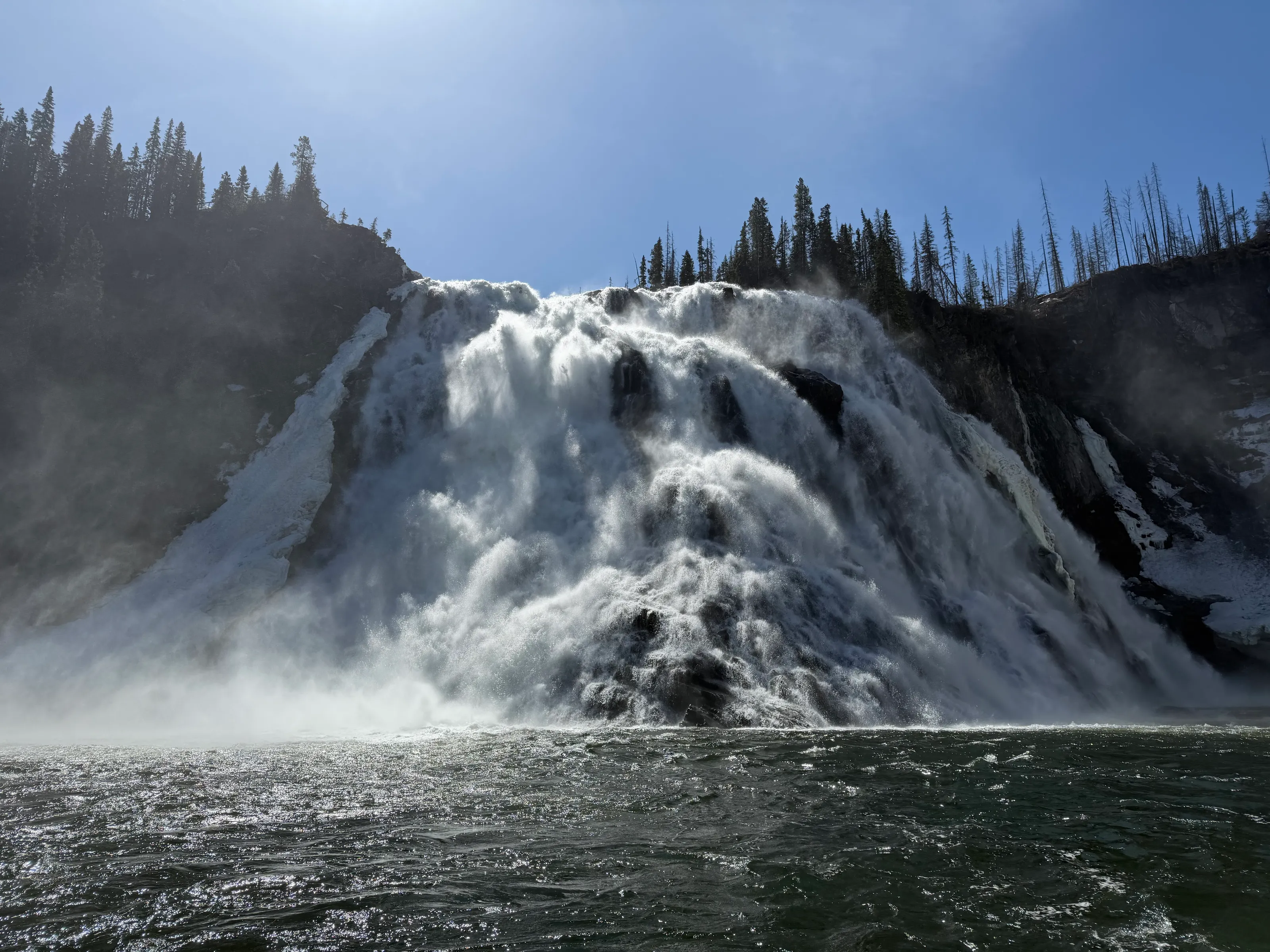 Kinuseo Falls Tumbler Ridge B.C.