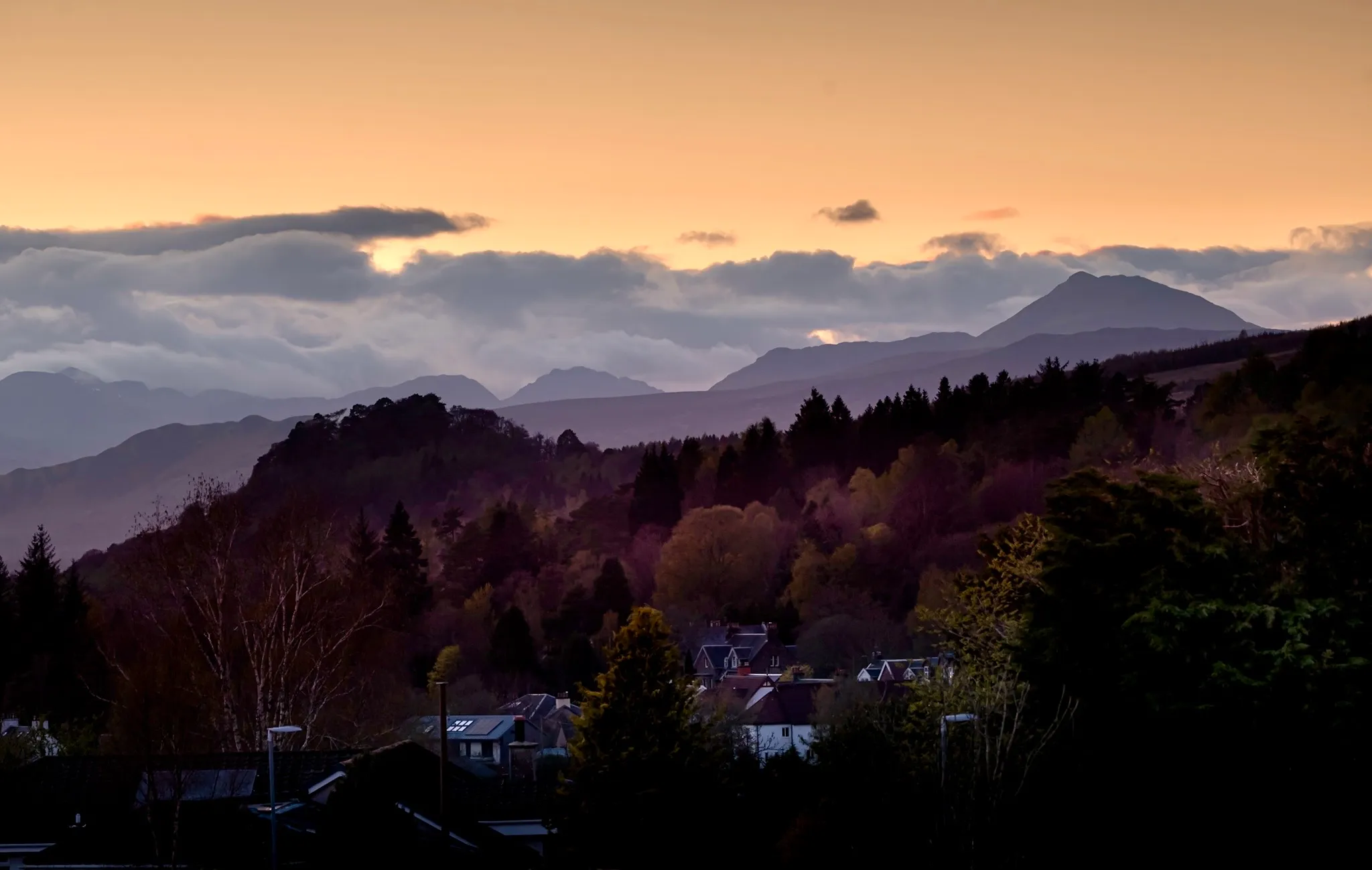Ben Lomond at golden hour