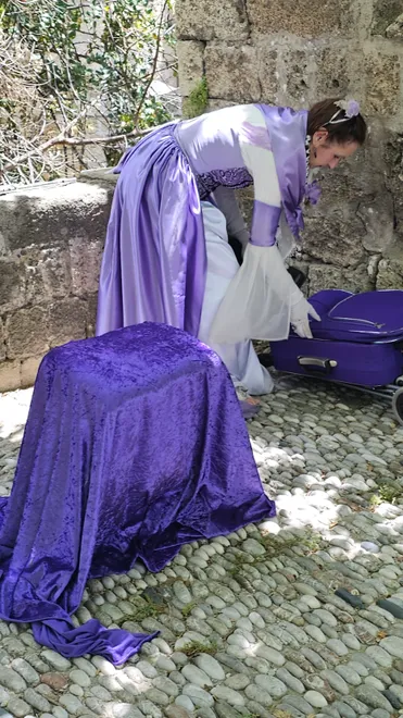 The colour purple