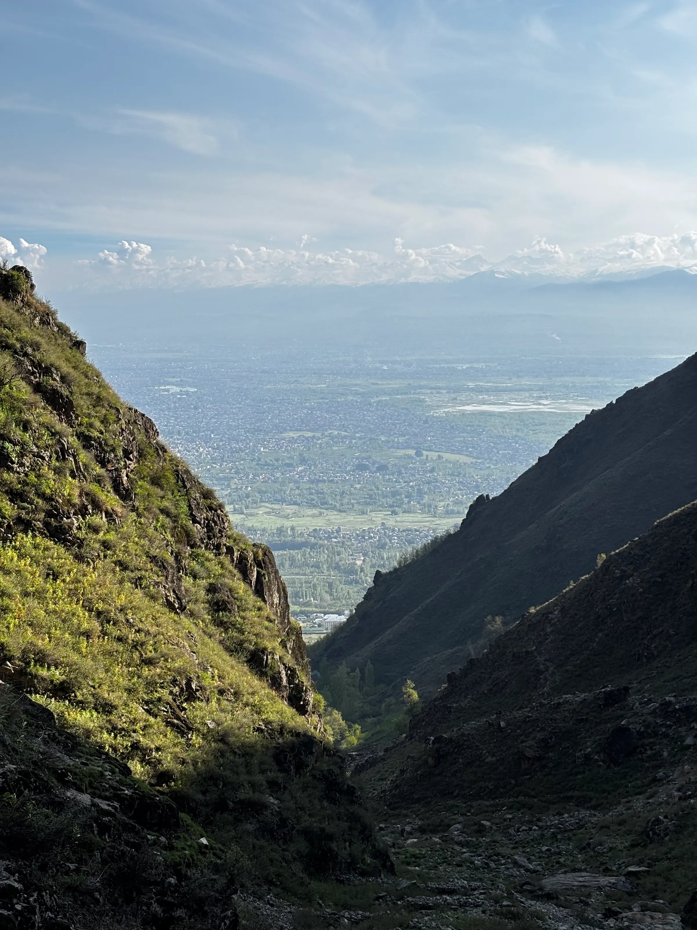 humans between these mountains