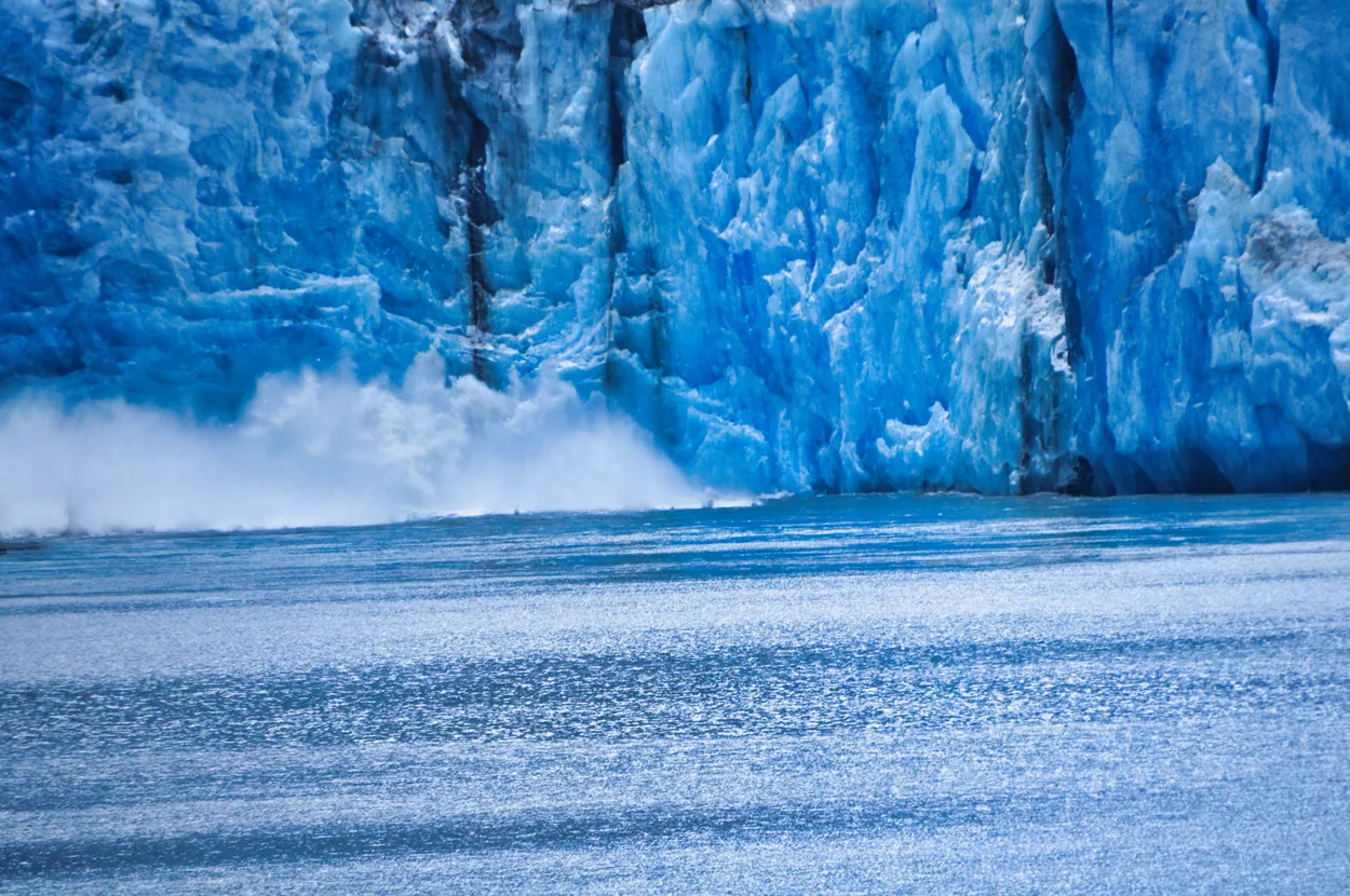 Glacier Calving - Sayer Glacier