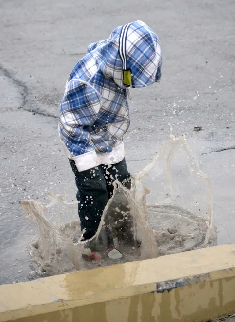Splashing around