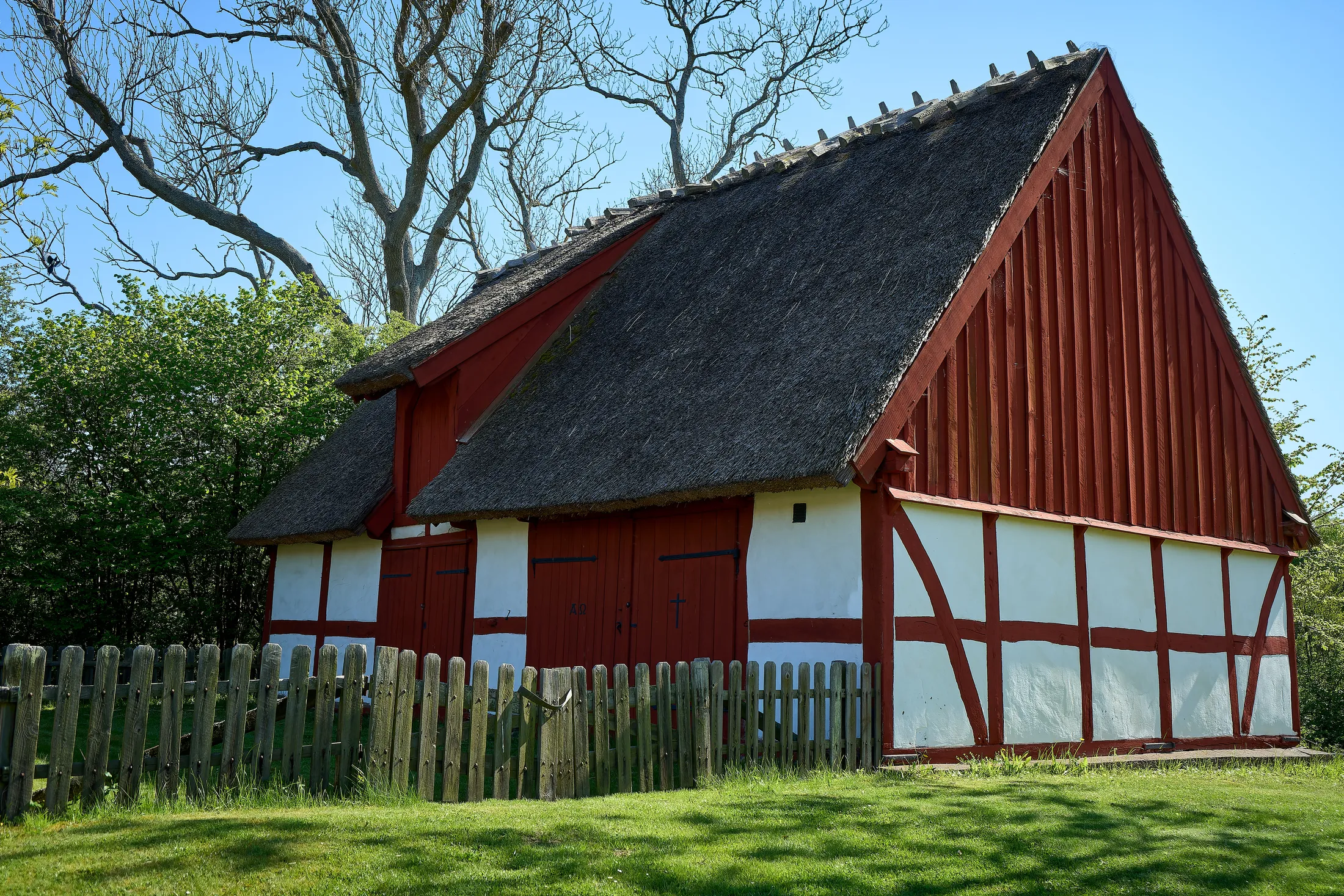 Old thatched barn