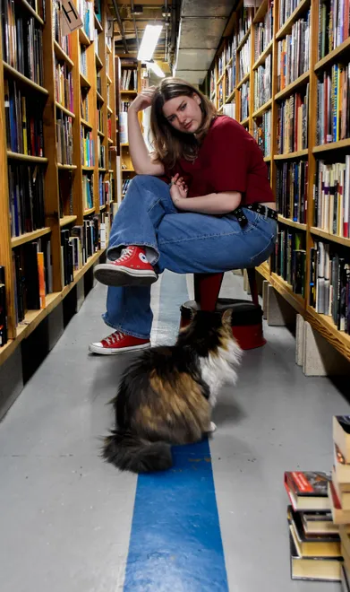 book store portrait