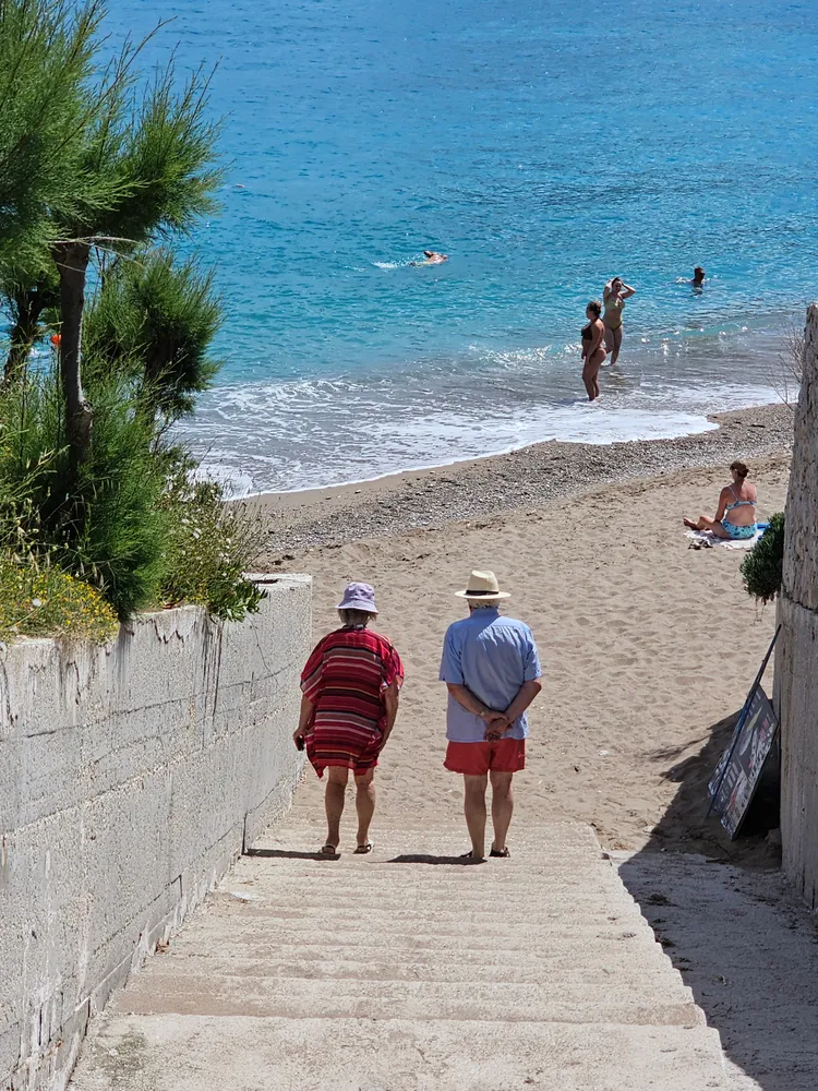 Going to the beach