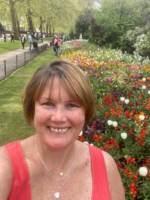 Selfie with Flowers