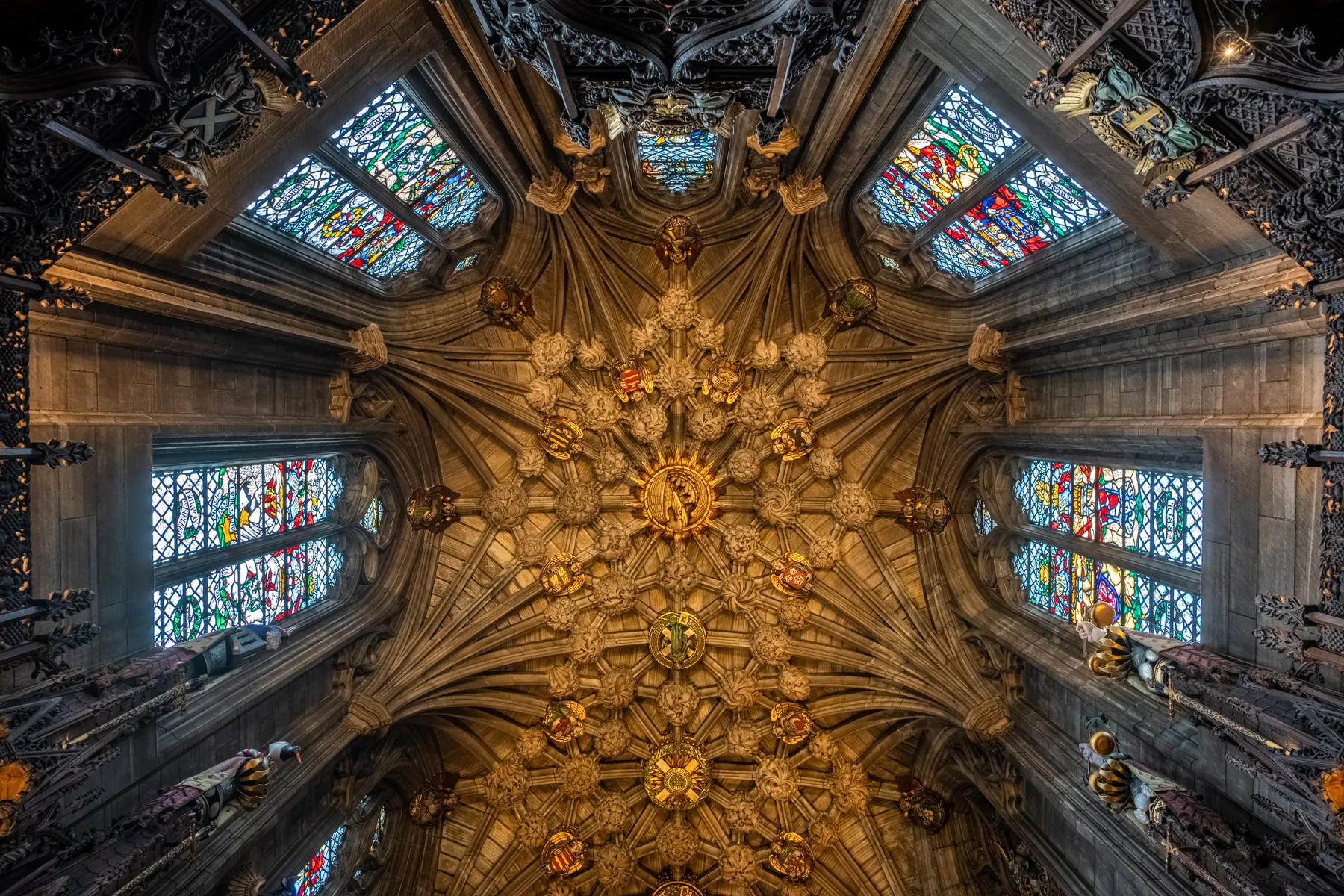 Ceiling of the Thistle Chapel