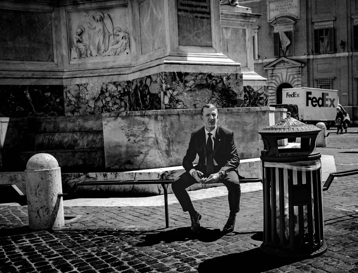 Phone Call at Piazza