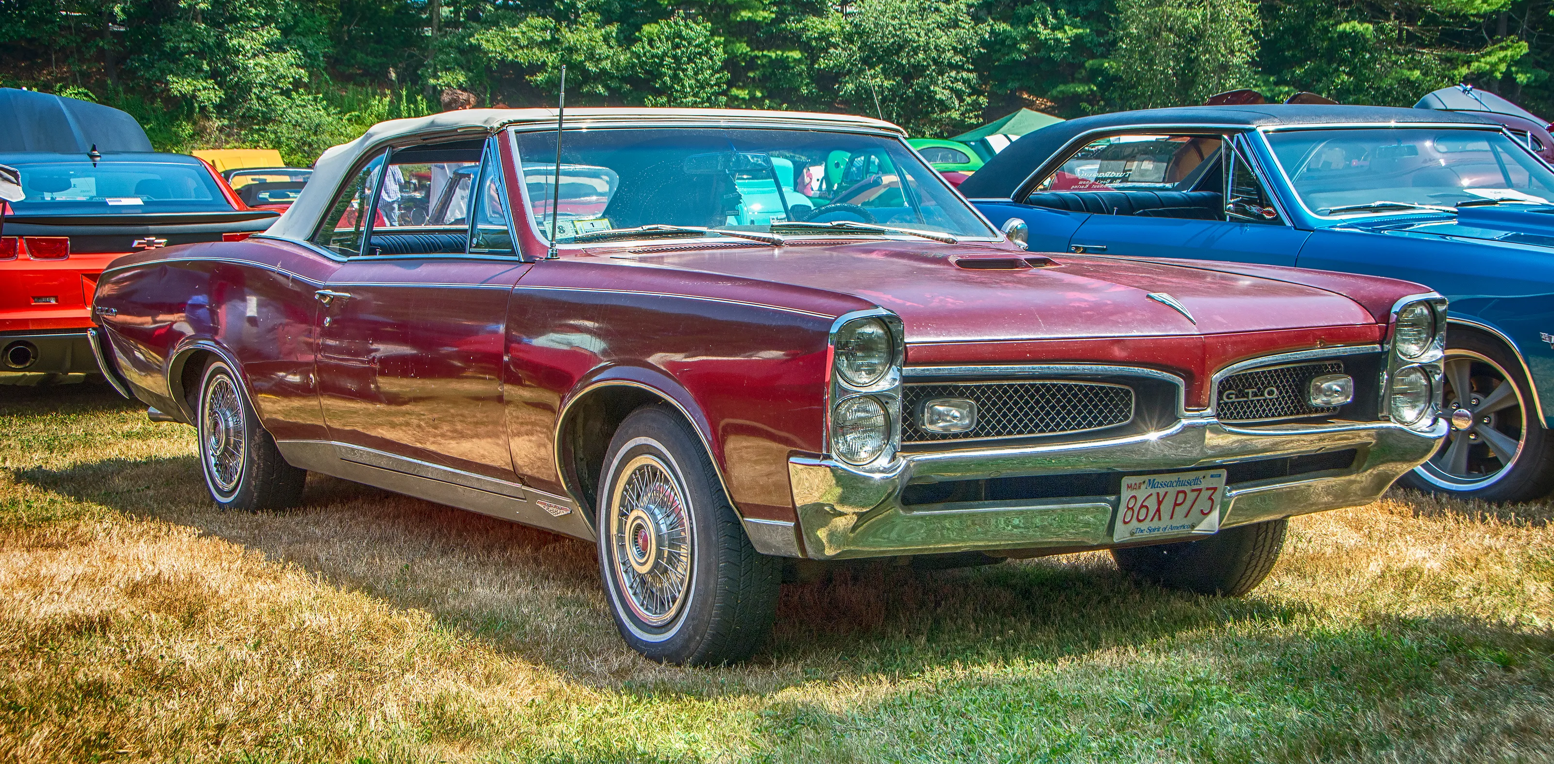 Purple Muscle Car