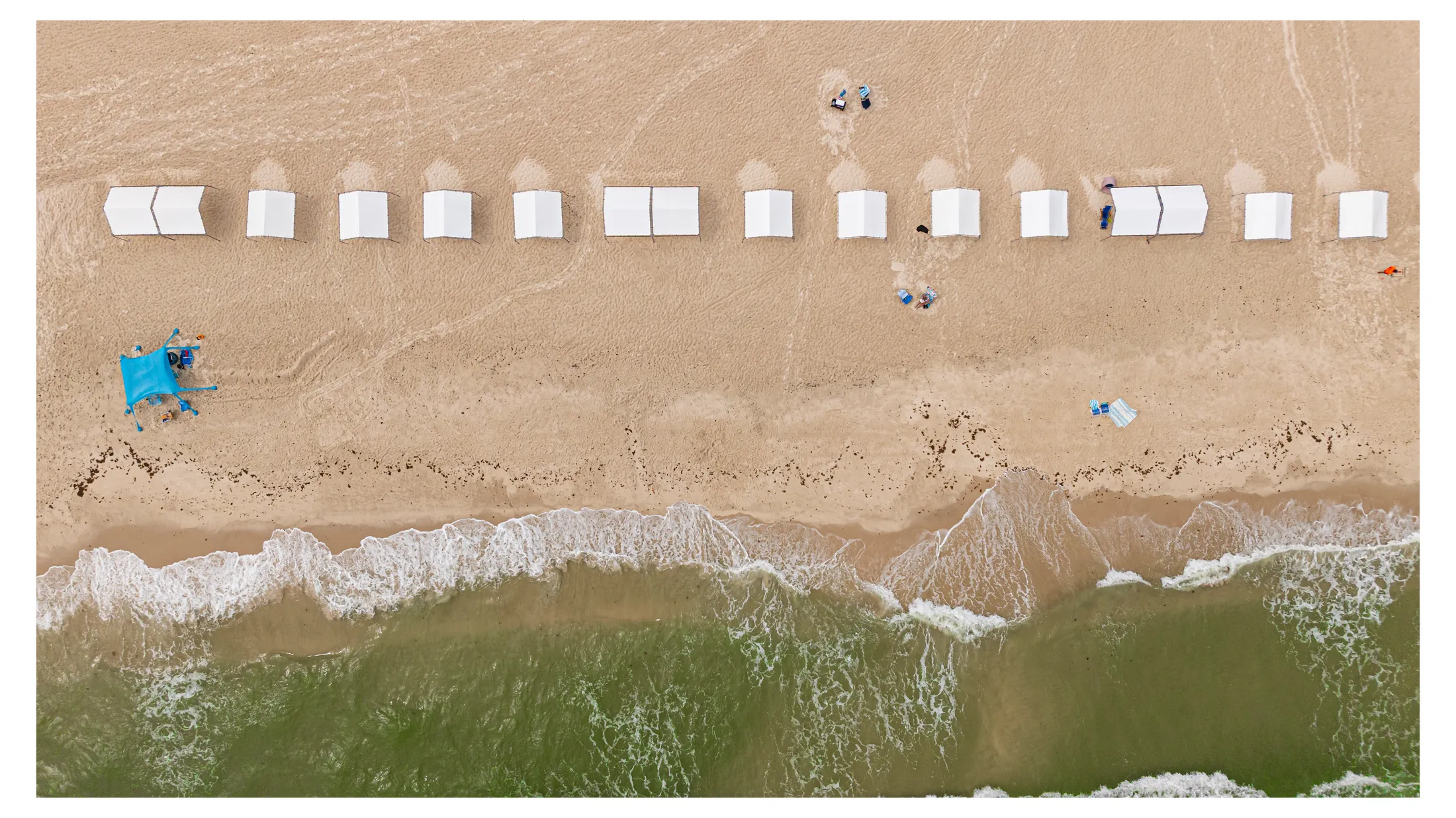 Drone View Beach just after Rain 5.21.26