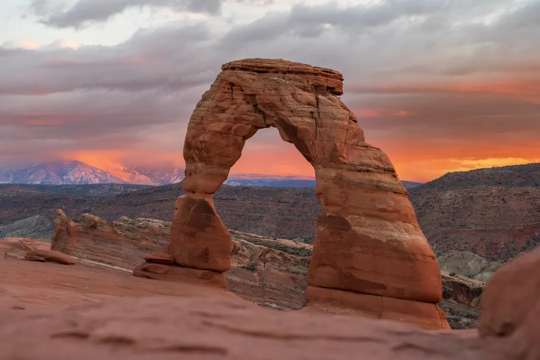 Delicate Arch at Sunset