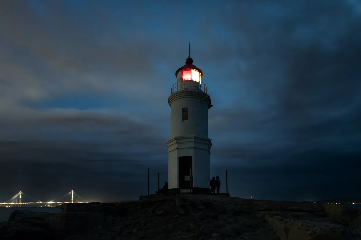 Beacon in the Blue Hour