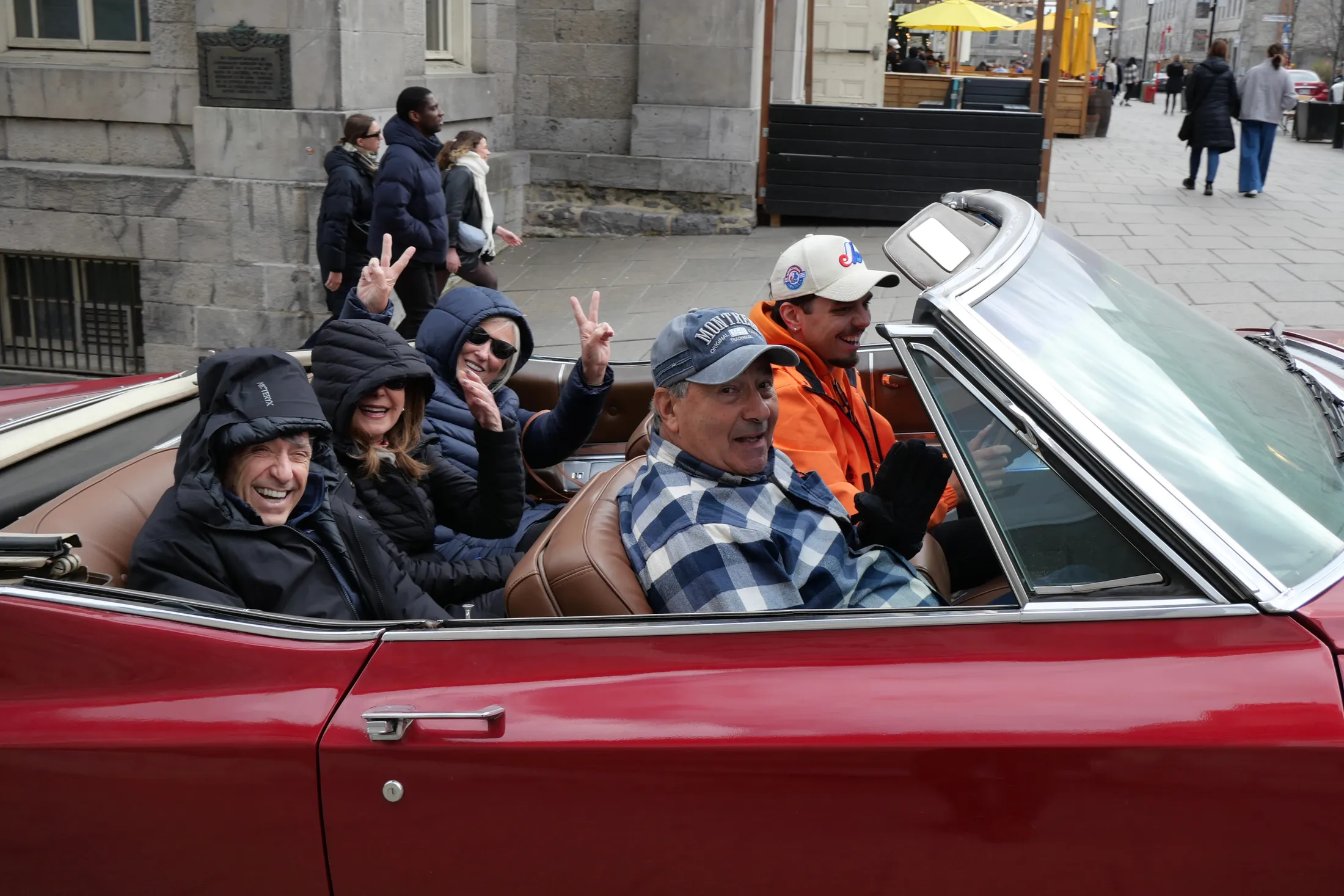 People Waving