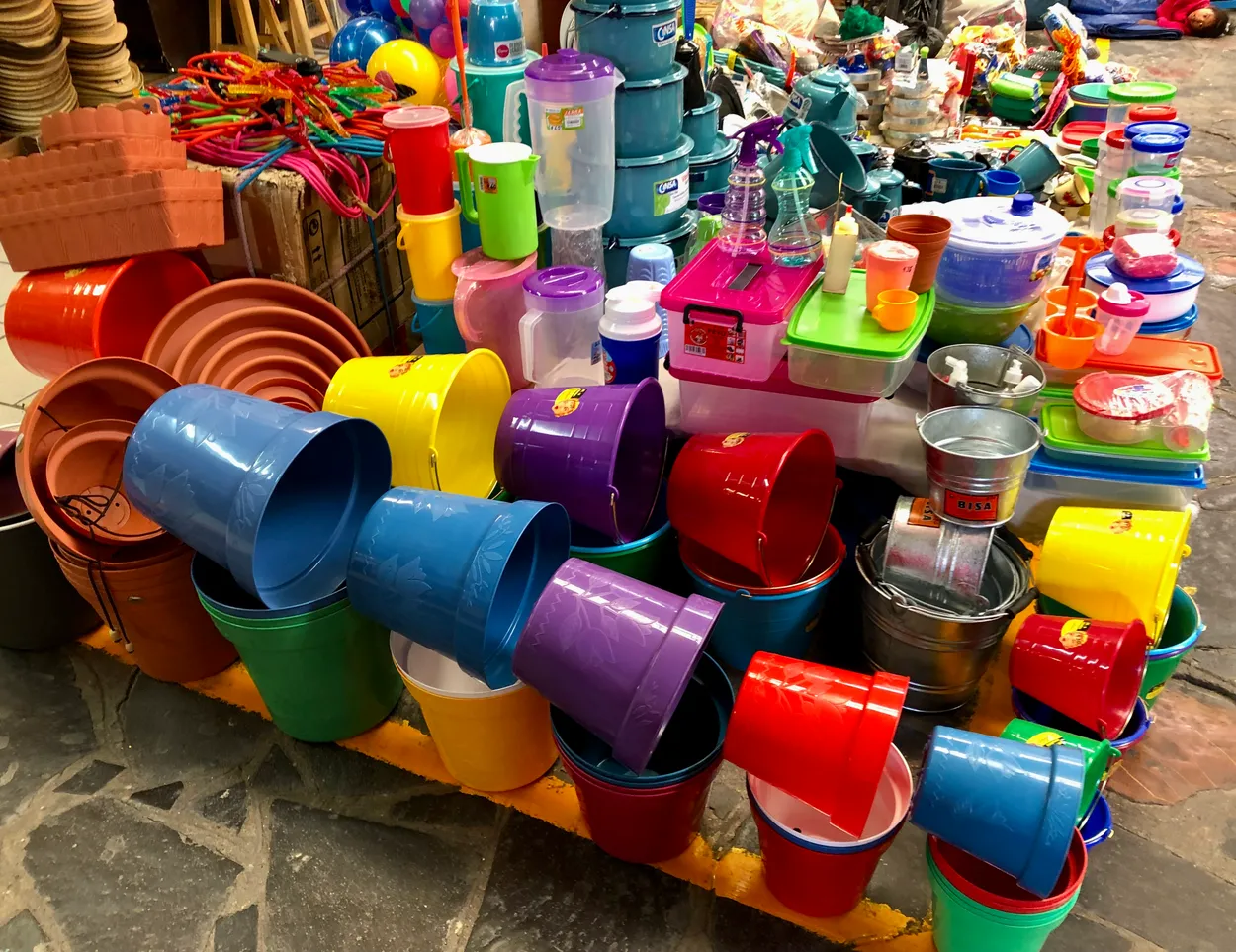 Plastic house hold items