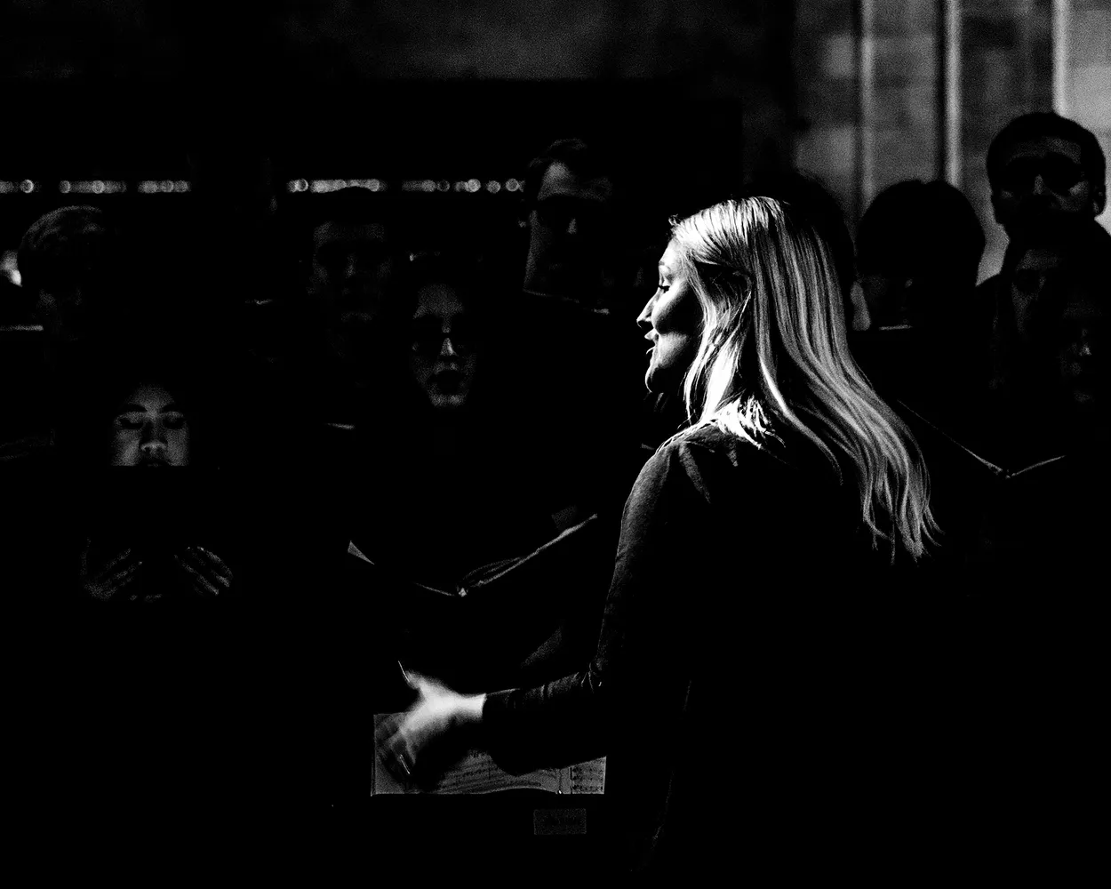 Leading the choir
