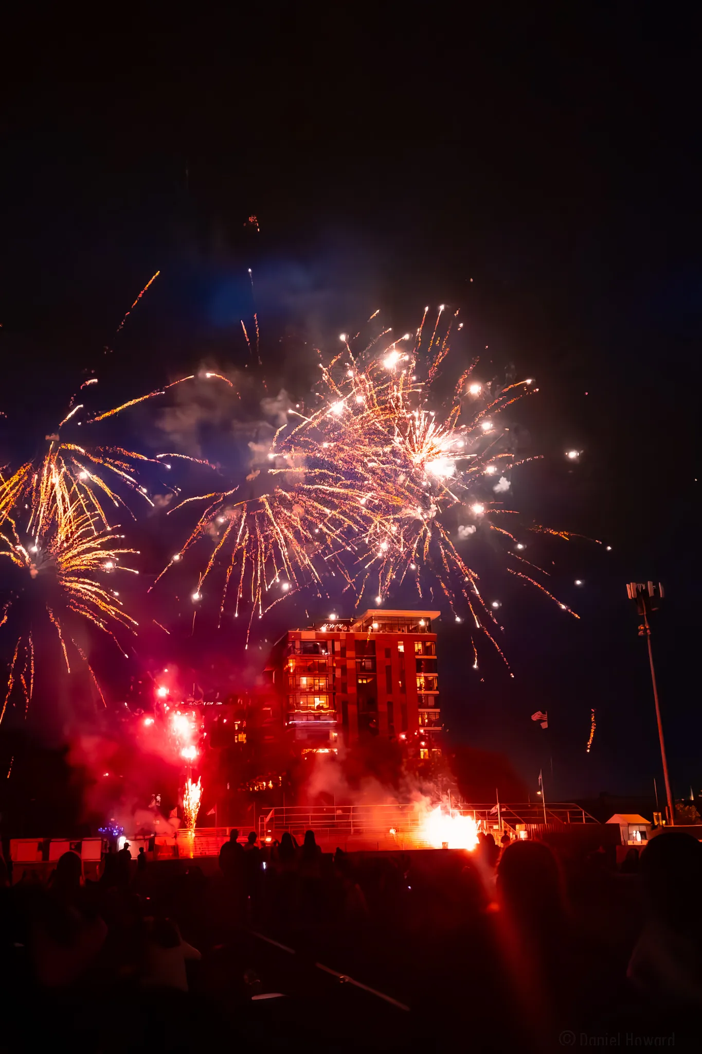 Fireworks (in colour)