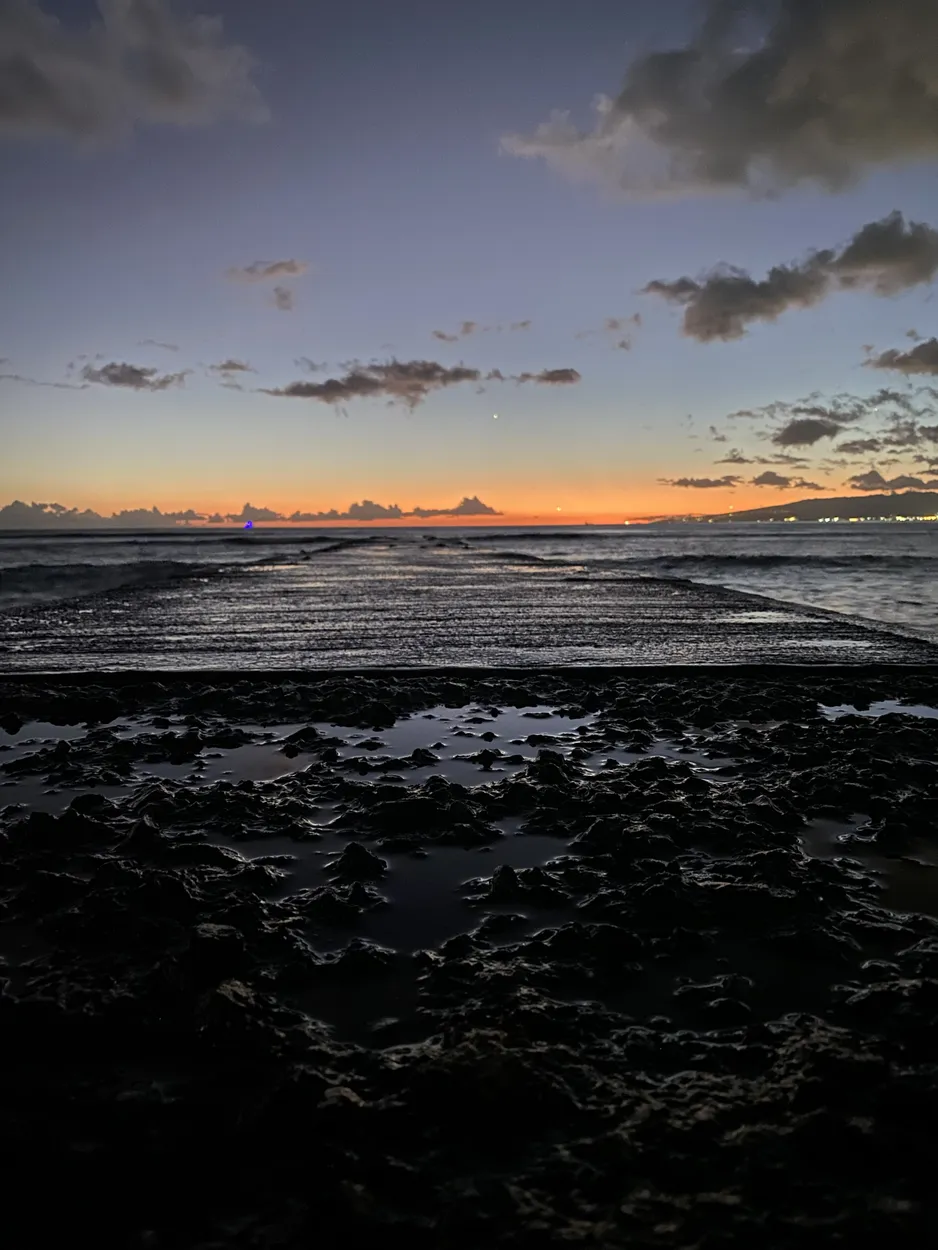 Sunset in Honolulu