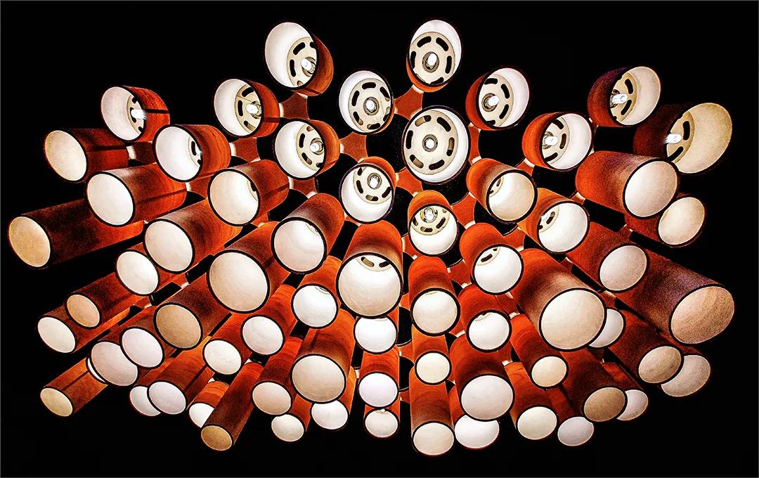 Cylindrical Chandelier
