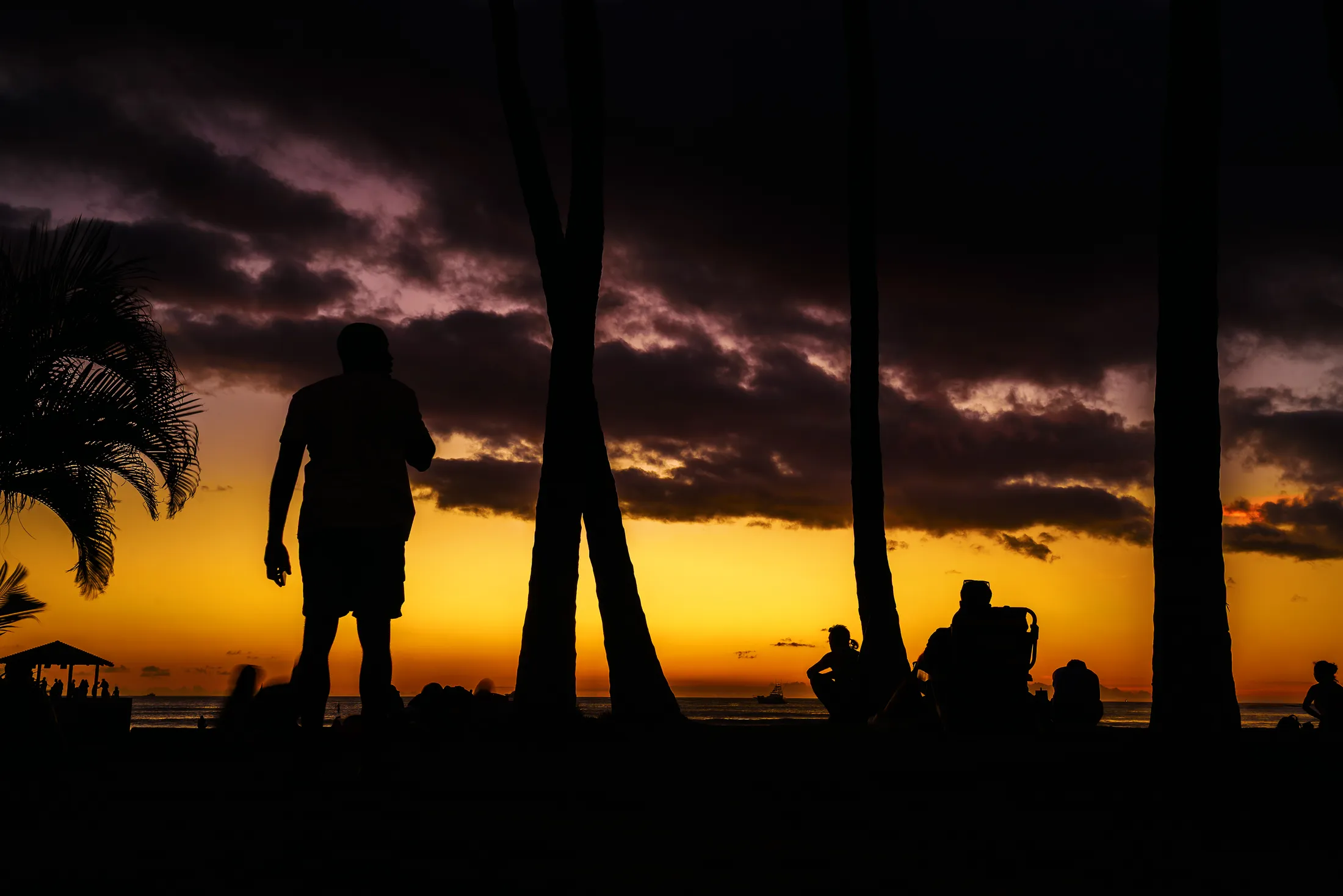 Sunset in Honolulu