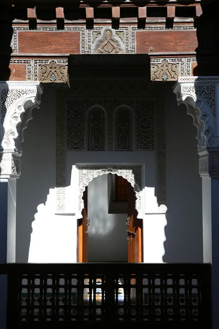 Quiet white doorway
