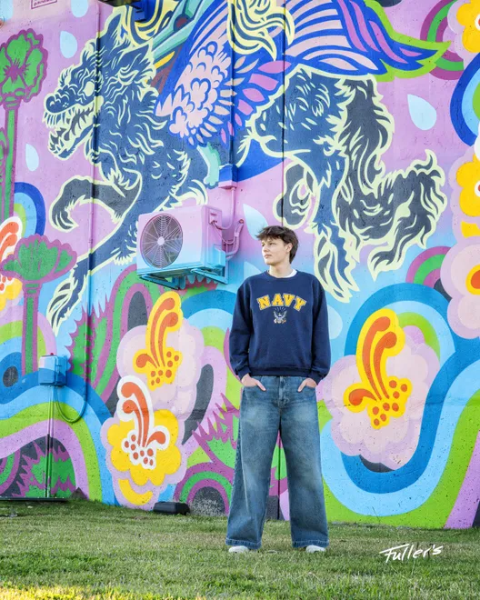 Standing out in front of the art