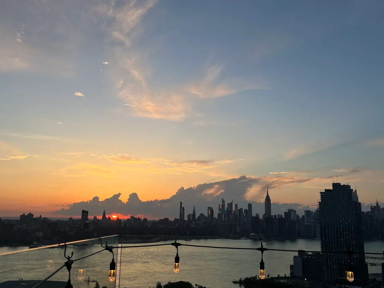 NYC sunset