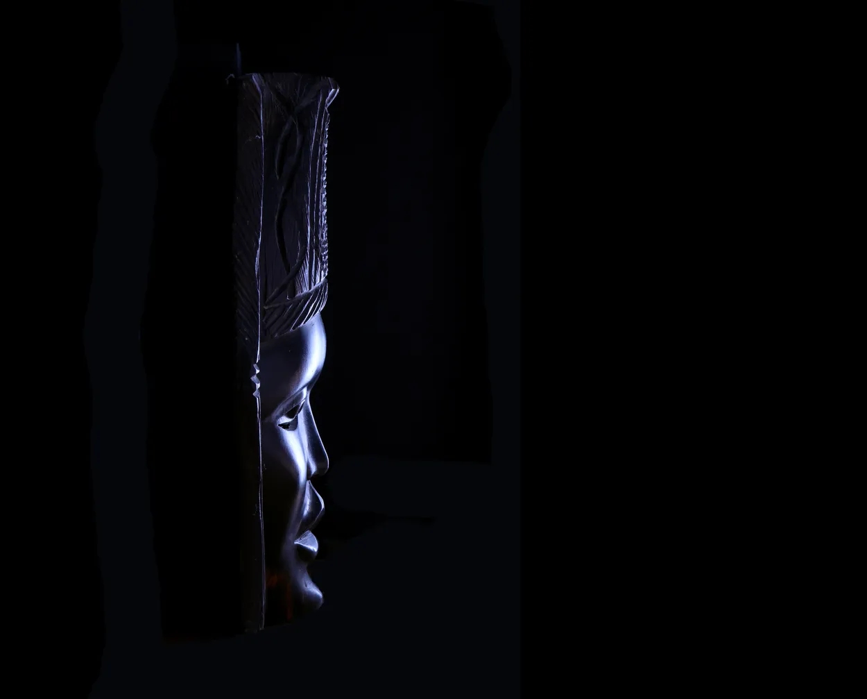 One of a pair of masks